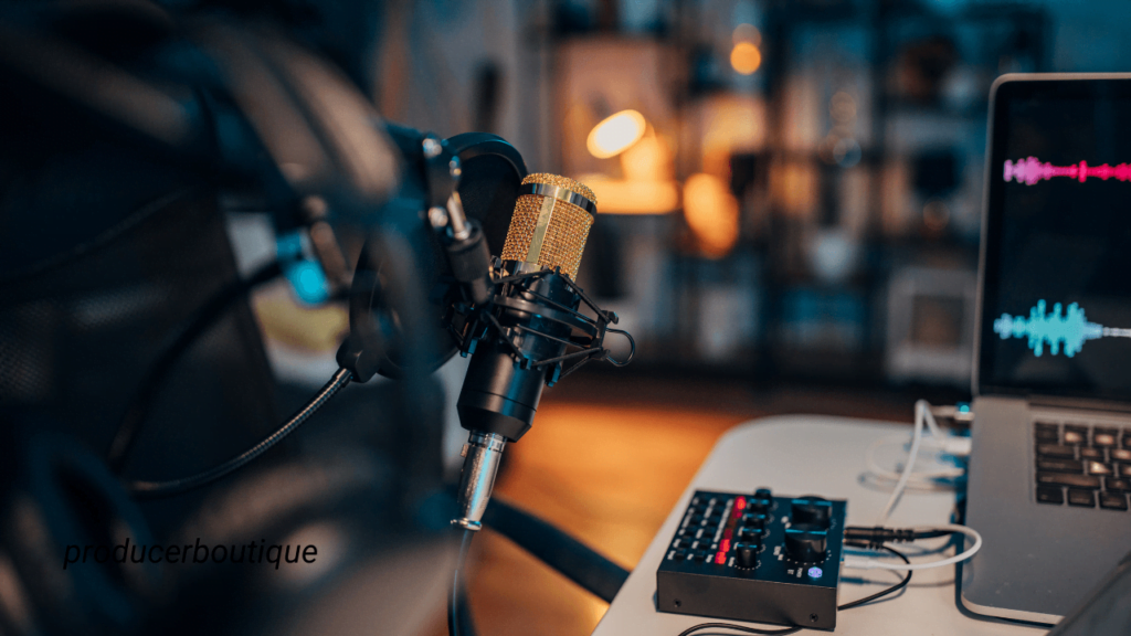 microphone, desk